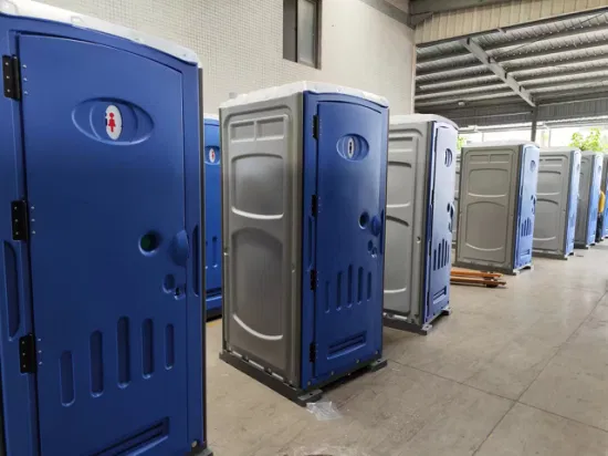 Высококачественный прочный пластиковый мобильный туалет HDPE, портативный туалет на открытом воздухе