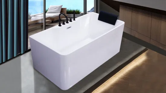 Фабрика производит модную акриловую ванну с твердой поверхностью, отдельно стоящую ванну СПА
